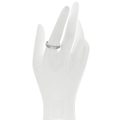 Cartier 18K White Gold 3.5mm LOVE Wedding Band Ring 60 9.25 2 of 4