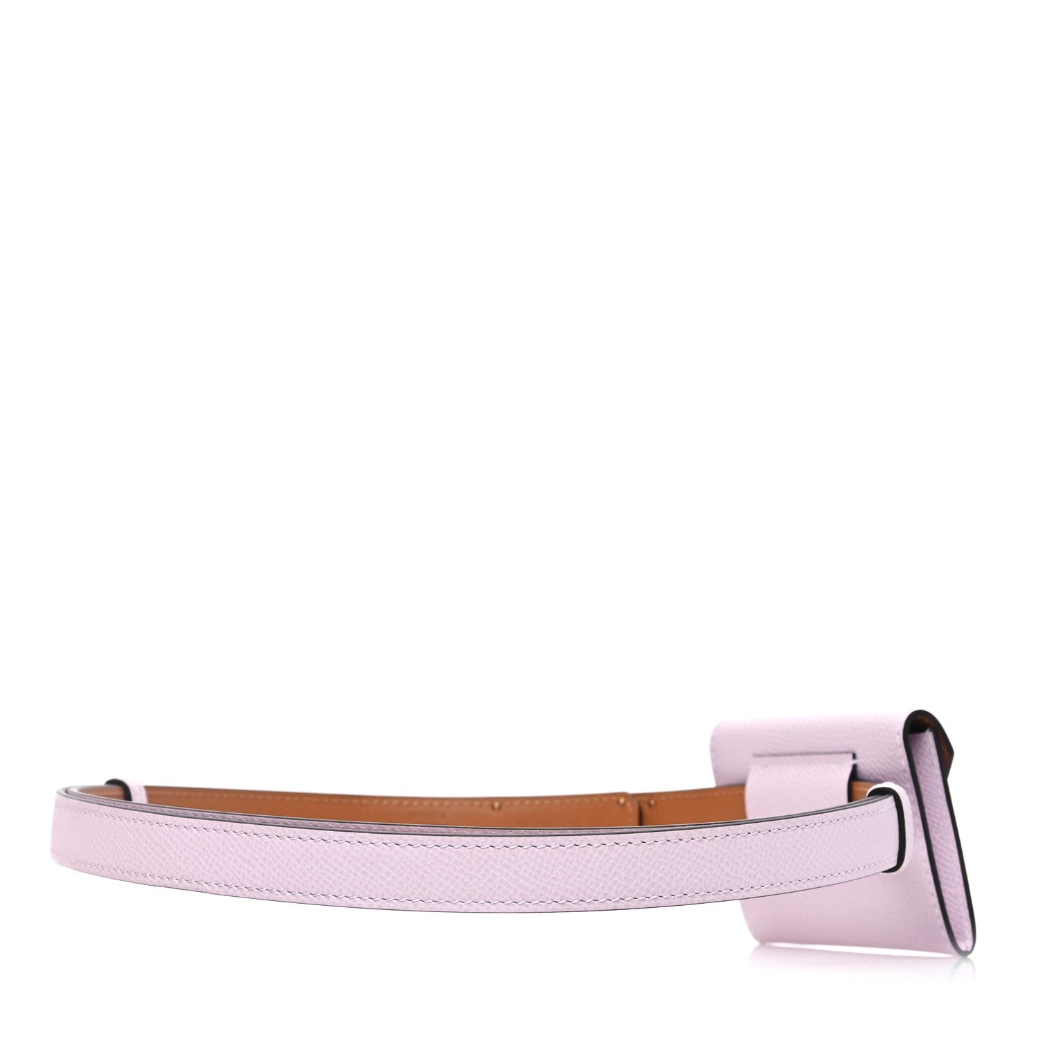 Hermes Epsom Kelly Pocket Belt Mauve Pale 2 of 6