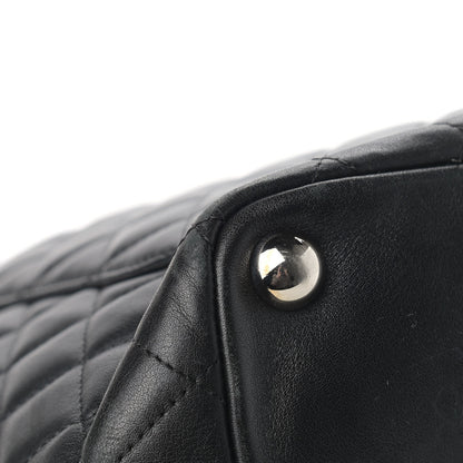 Chanel Calfskin Quilted Medium Cambon Tote Black White 9 of 26