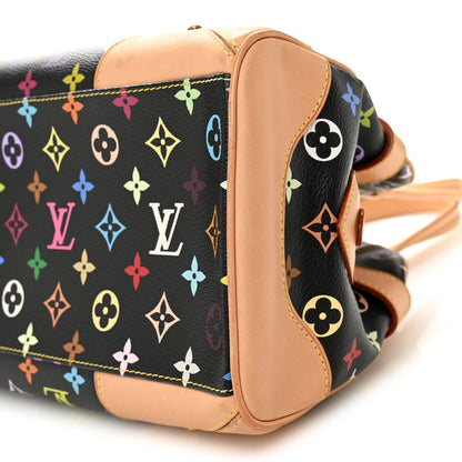 Louis Vuitton Monogram Multicolor Claudia Black 9 of 10