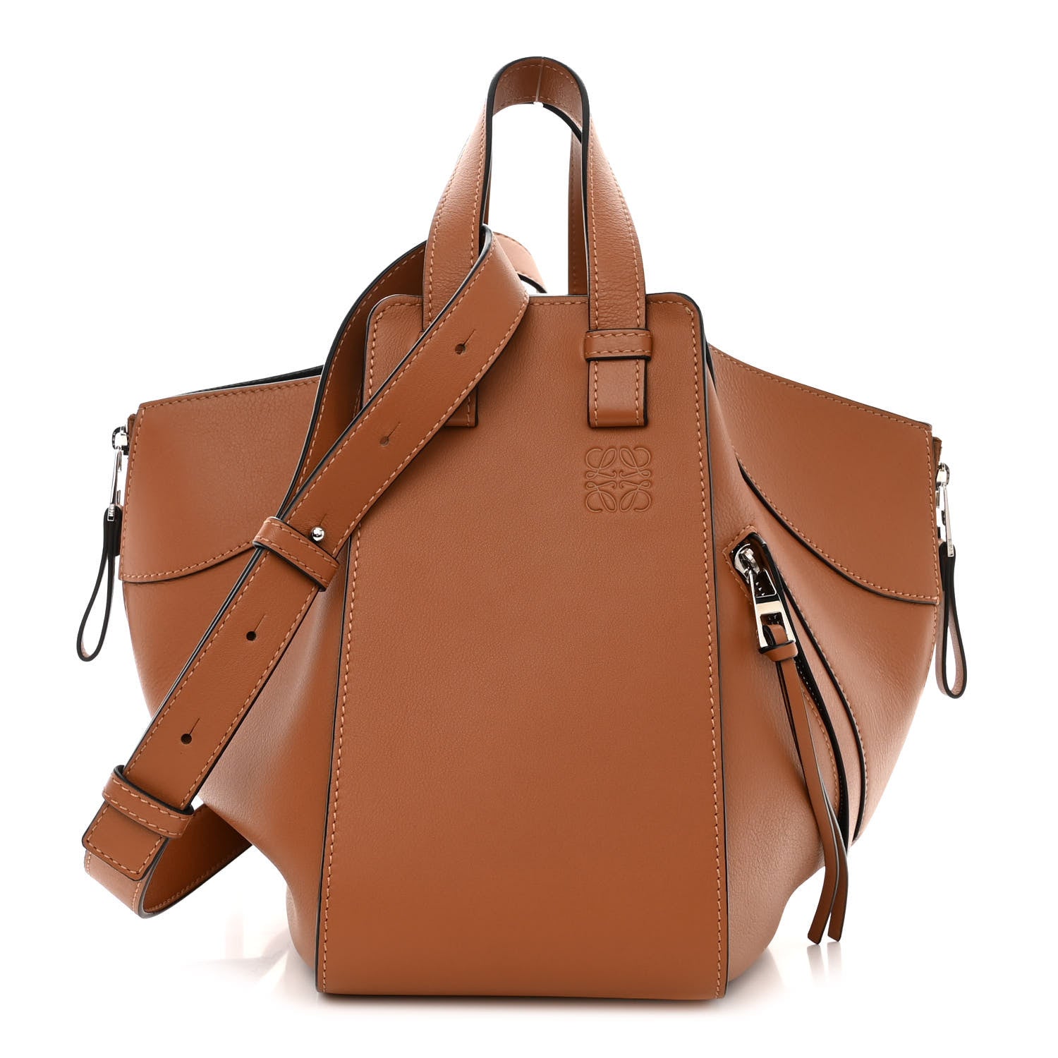 Loewe Calfskin Small Hammock Shoulder Bag Tan 1 of 10
