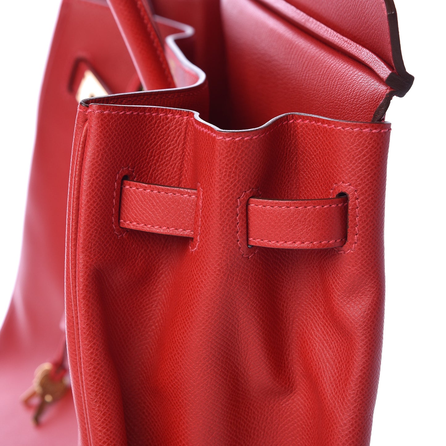 Epsom Birkin 35 Rouge Casaque