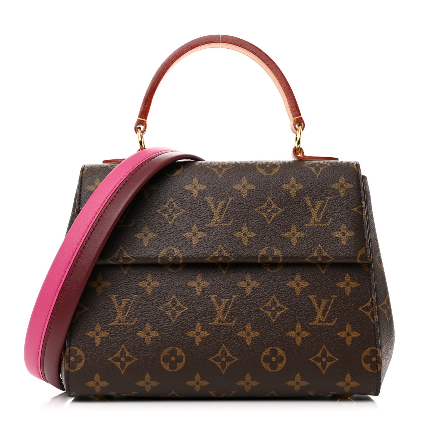 Monogram Cluny BB Bordeaux Fuchsia