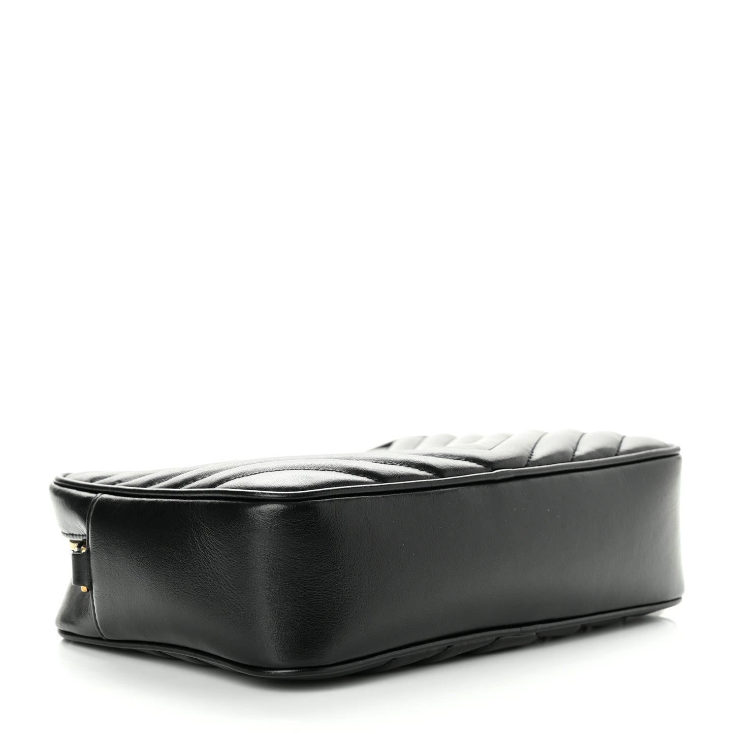 Calfskin Matelasse Monogram Lou Camera Bag Black