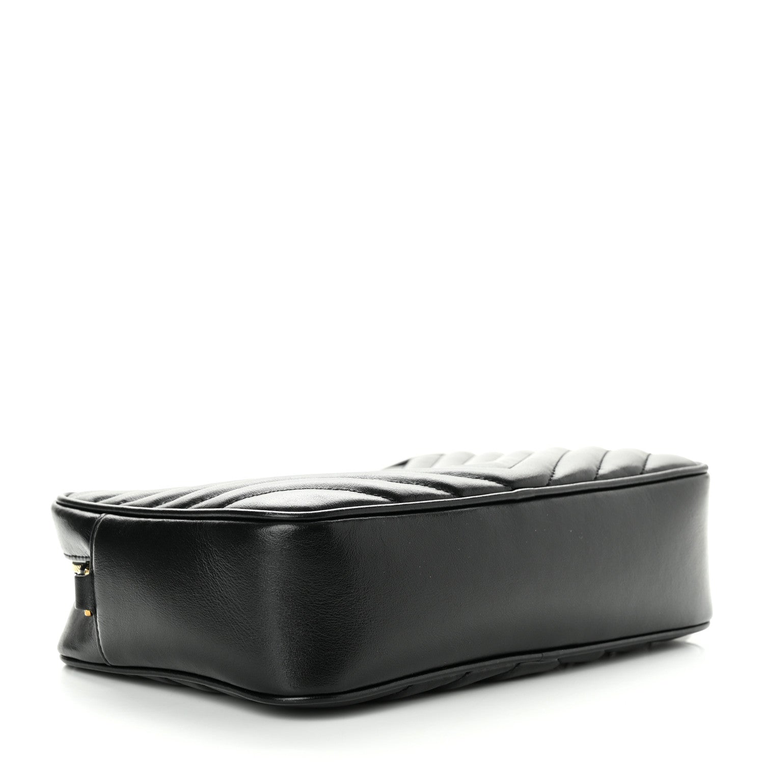 Saint Laurent Calfskin Matelasse Monogram Lou Camera Bag Black 4 of 14