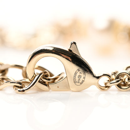 Chanel Pearl Crystal Pearls Coronation CC Bracelet Gold 4 of 4