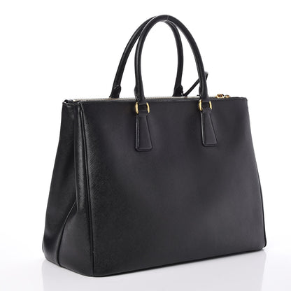 Prada Saffiano Large Galleria Double Zip Tote Black 3 of 8
