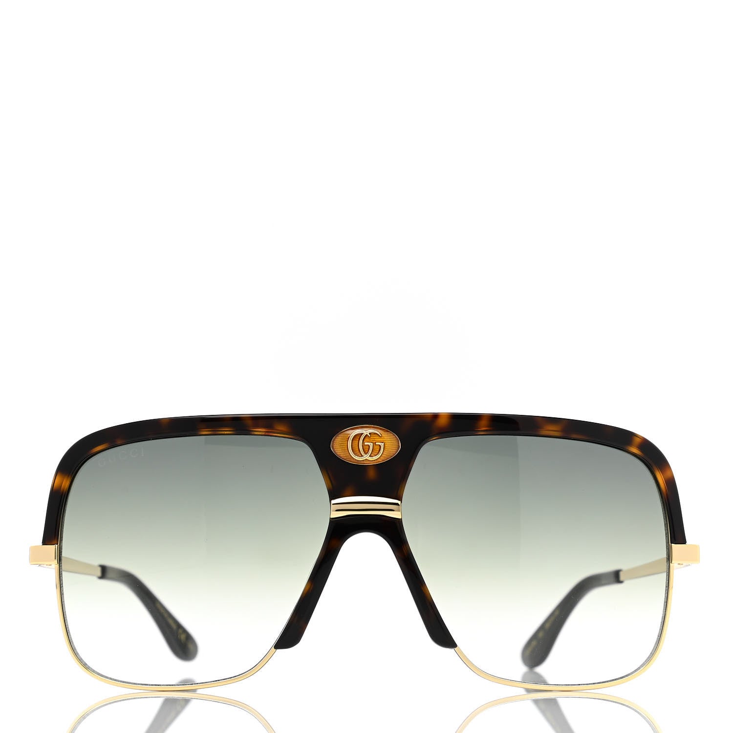 Gucci Aviator Sunglasses GG0478S Havana Black 2 of 7
