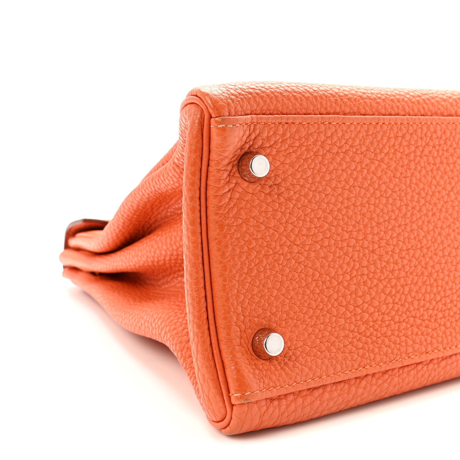 Hermes Togo Kelly Retourne 32 Orange 9 of 10