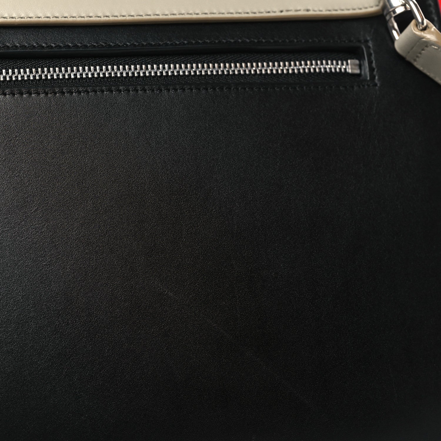 Celine Smooth Calfskin Medium Tri-Color Trapeze Taupe 9 of 9