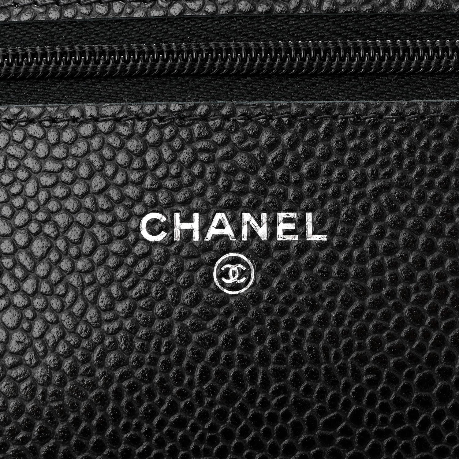 Chanel Caviar Quilted Wallet on Chain WOC Black 6 of 11