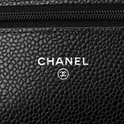 Chanel Caviar Quilted Wallet on Chain WOC Black 6 of 11