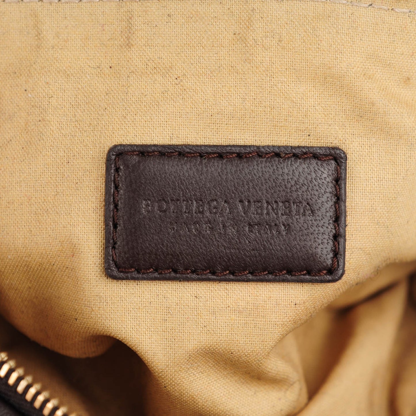 Nappa Intrecciato Cosmetic Case Ebano