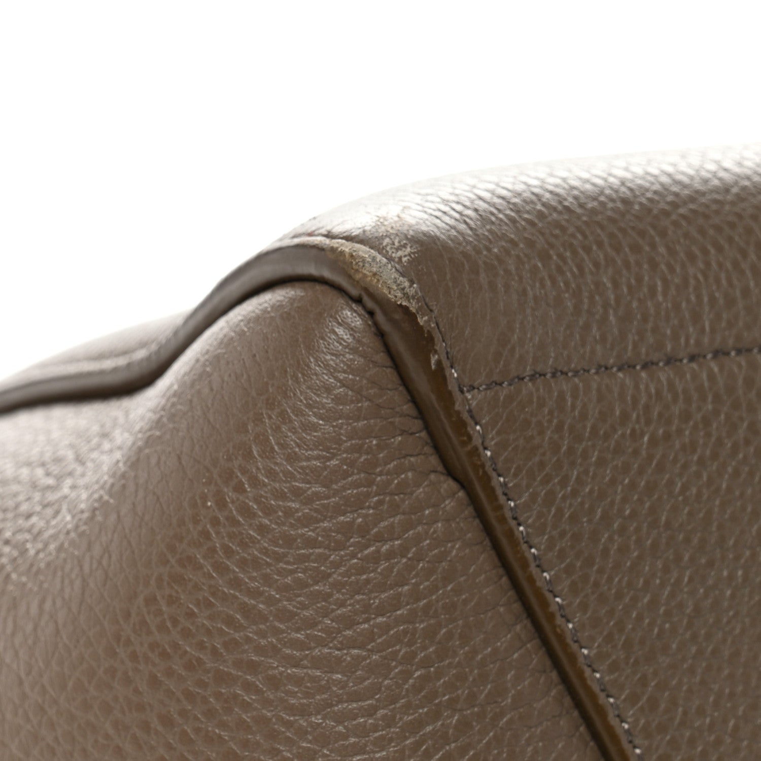 Celine Soft Grained Calfskin Sangle Bucket Bag Taupe 13 of 14