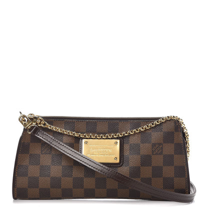 Louis Vuitton Damier Ebene Eva Clutch 1 of 9