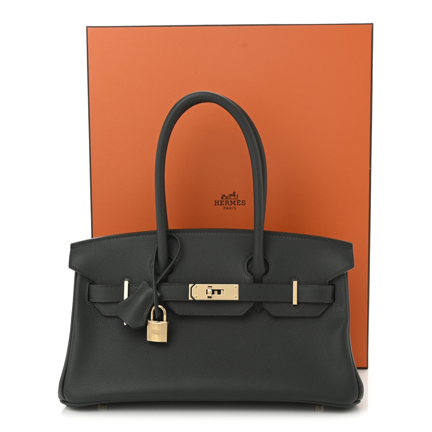 Hermes Evercolor Shoulder Birkin Light 29 Vert Mangrove 11 of 11