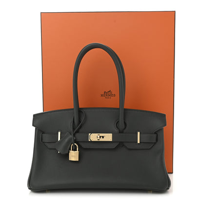 Hermes Evercolor Shoulder Birkin Light 29 Vert Mangrove 11 of 11