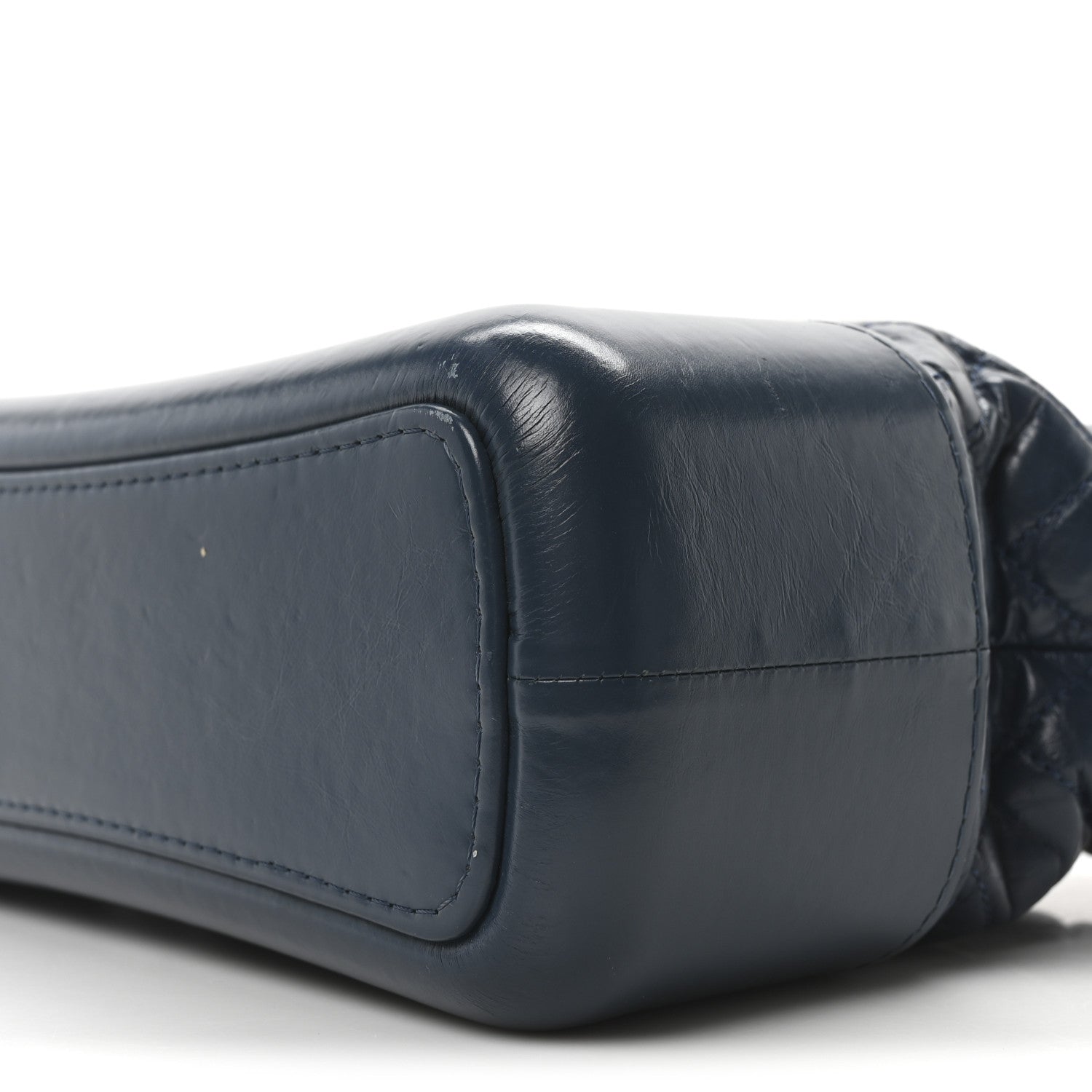 Chanel Patent Goatskin Quilted Medium Gabrielle Hobo Blue 10 of 10