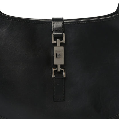 Gucci Calfskin Small Jackie O Hobo Black 7 of 9