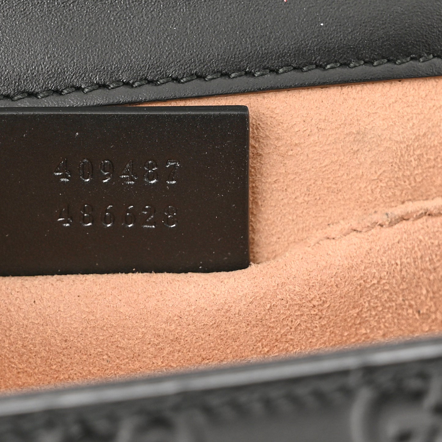 Guccissima Small Padlock Shoulder Bag Black