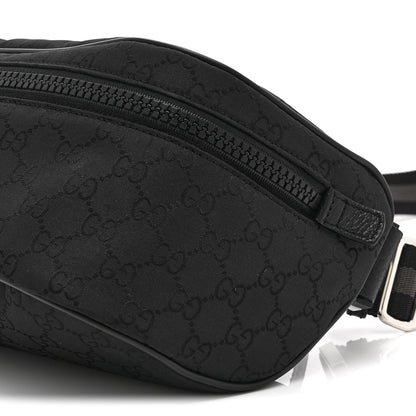 Gucci Nylon Monogram Fanny Pack Belt Bag Black 10 of 10