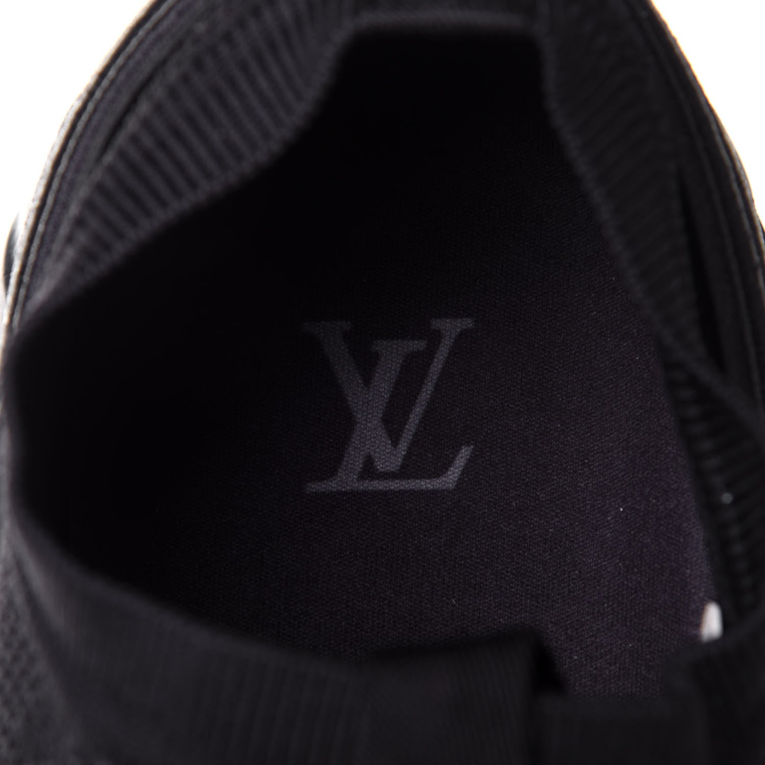 Louis Vuitton Knit Damier Fastlane Sneakers 10.5 Graphite 9 of 11