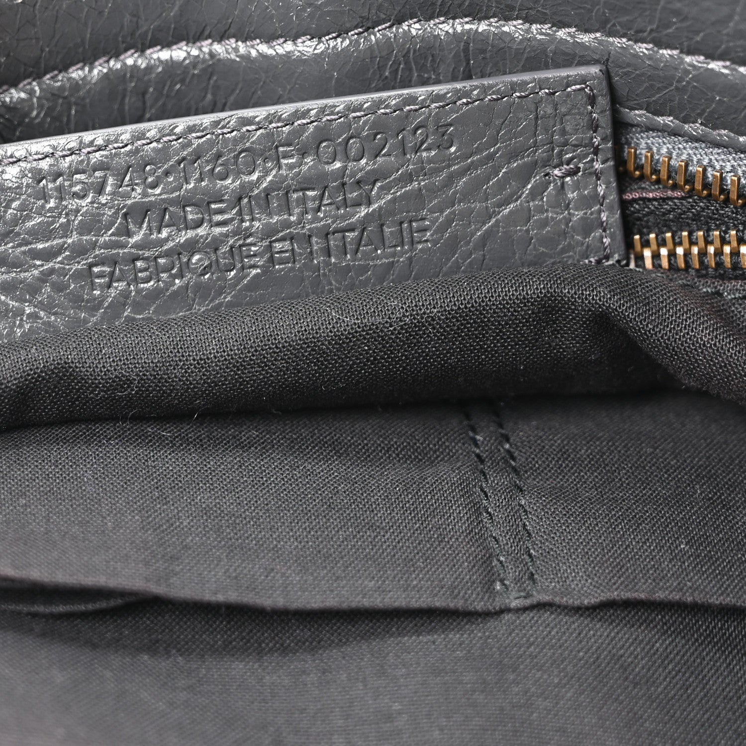 Balenciaga Agneau Classic Hardware City Anthracite 8 of 11