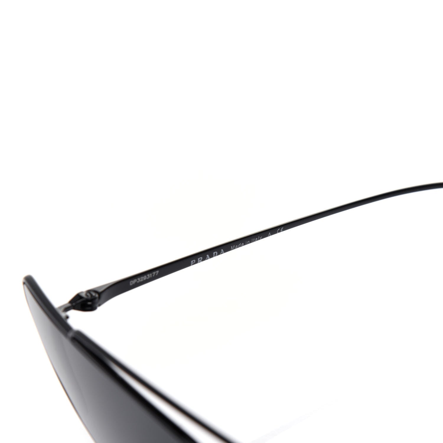 Prada Cat Eye Sunglasses SPR 64U Black 6 of 7