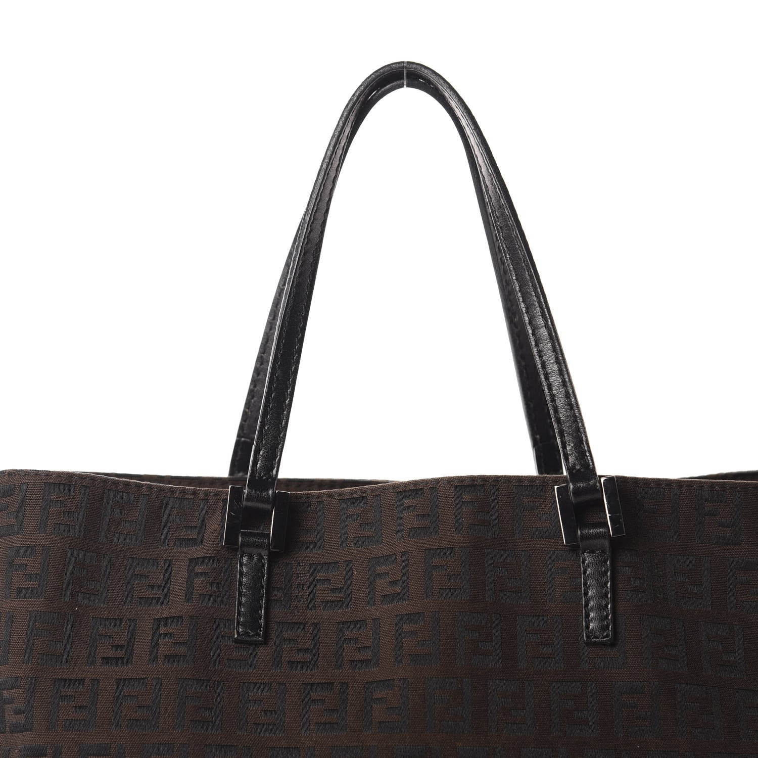 Fendi Zucchino Small Tote Tobacco 11 of 11
