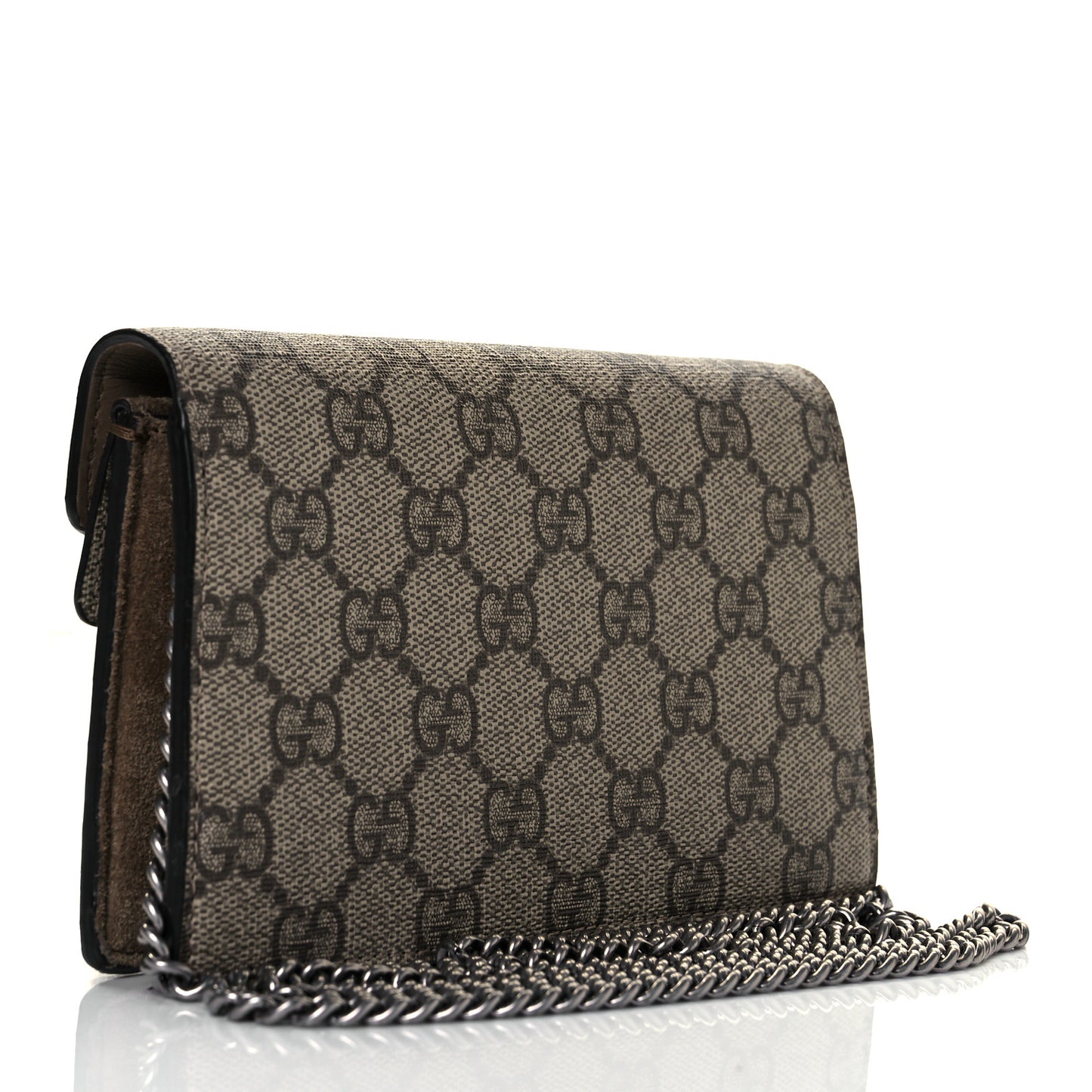GG Supreme Monogram Super Mini Dionysus Shoulder Bag Taupe