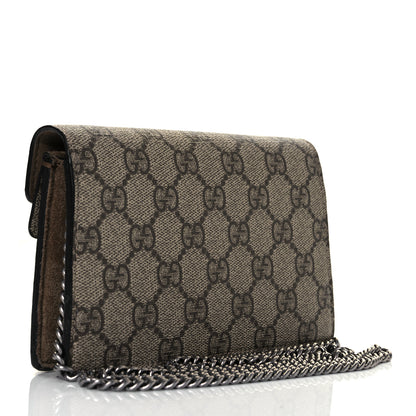 Gucci GG Supreme Monogram Super Mini Dionysus Shoulder Bag Taupe 3 of 8