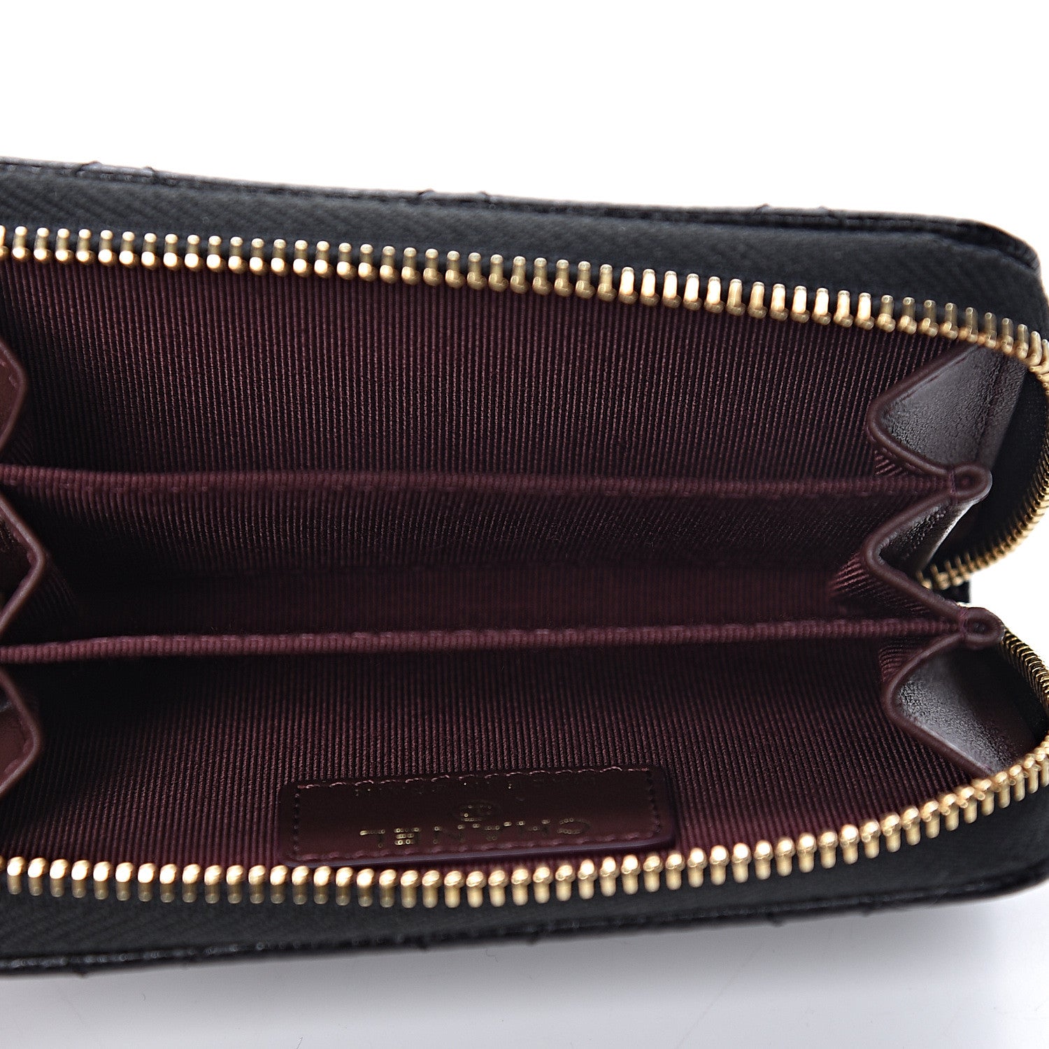 Chanel Caviar Quilted Zip Coin Purse Black 5 of 7