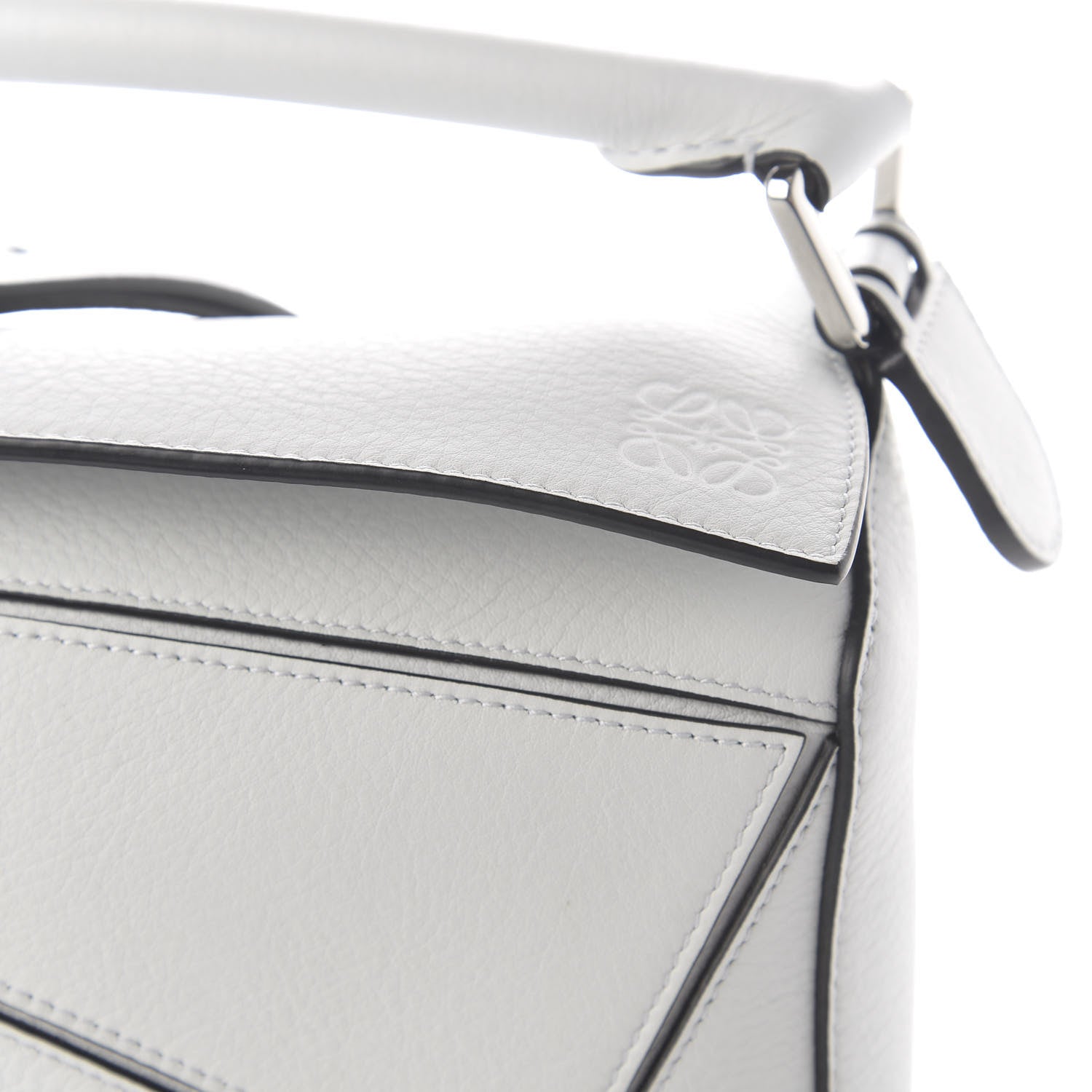 Loewe Calfskin Small Puzzle Bag White 9 of 9