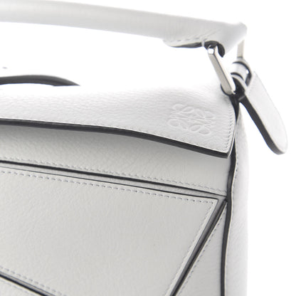 Loewe Calfskin Small Puzzle Bag White 9 of 9