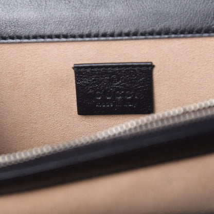 Gucci Tweed Check Small Dionysus Shoulder Bag Black Red 8 of 12