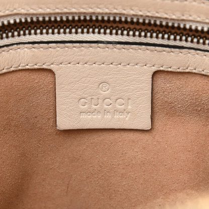 Gucci Calfskin Matelasse Medium GG Marmont Chain Shoulder Bag Mystic White 6 of 18