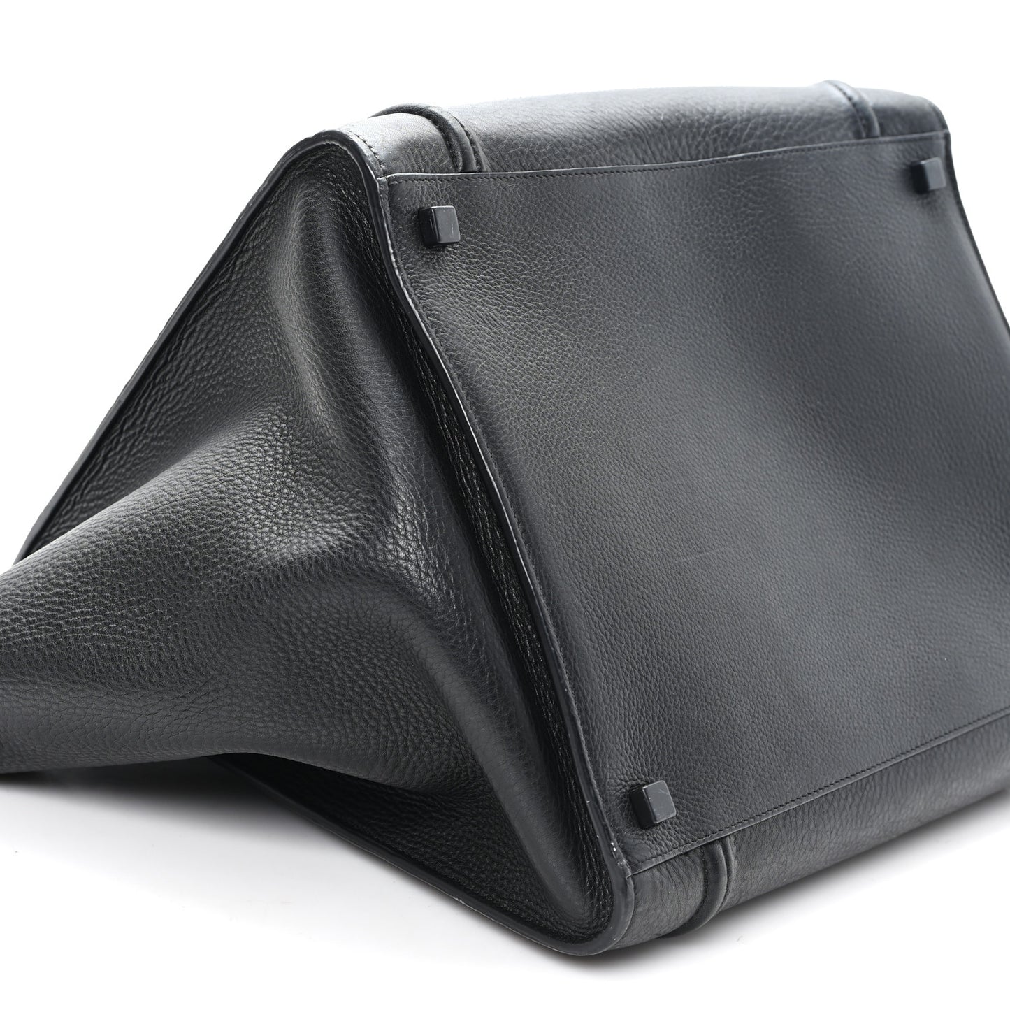 Supple Calfskin Medium Phantom Luggage Black