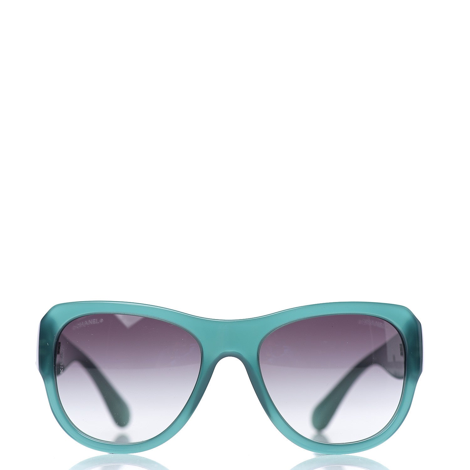 Chanel CC Square Sunglasses 5310 Turquoise 2 of 8