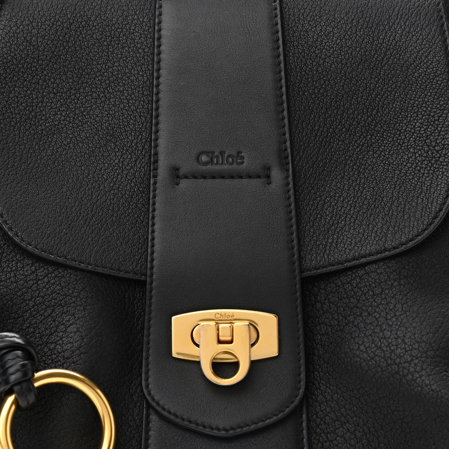 Grained Lambskin Calfskin Small Lexa Shoulder Bag Black