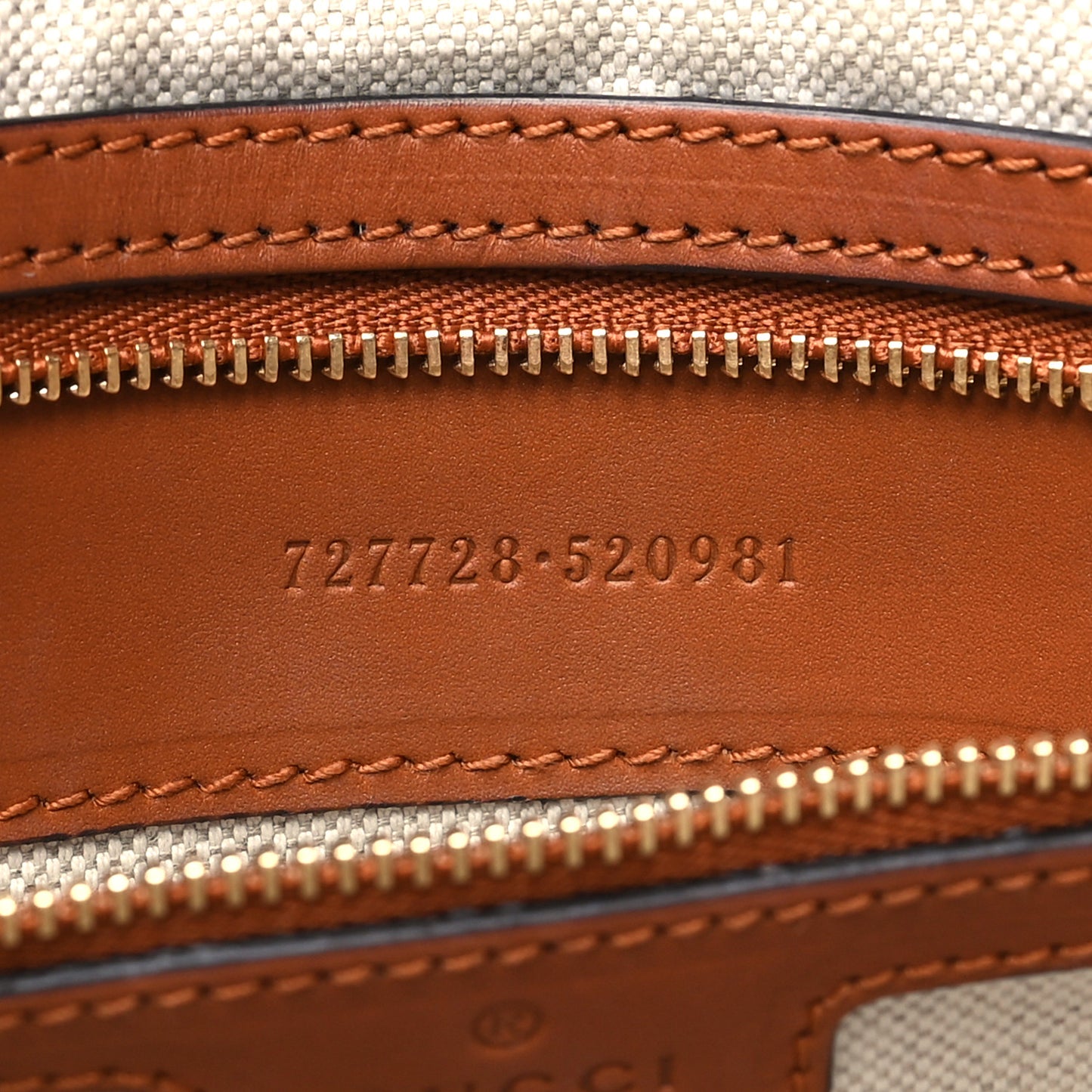 Canvas Web Medium Interlocking G Tote Bag White