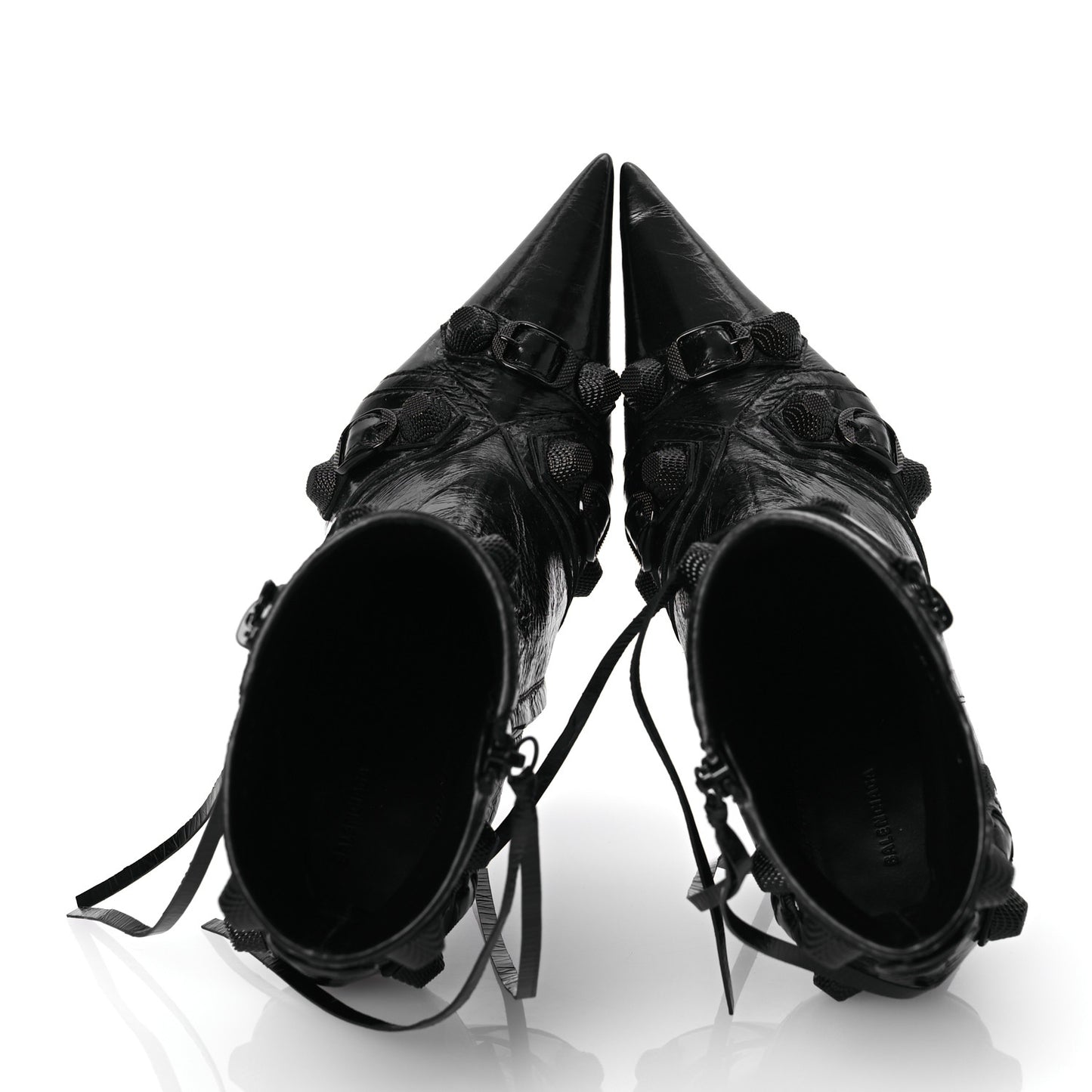Agneau Arena Cagole 70mm Ankle Boots 38 Black