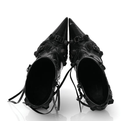 Balenciaga Agneau Arena Cagole 70mm Ankle Boots 38 Black 2 of 12