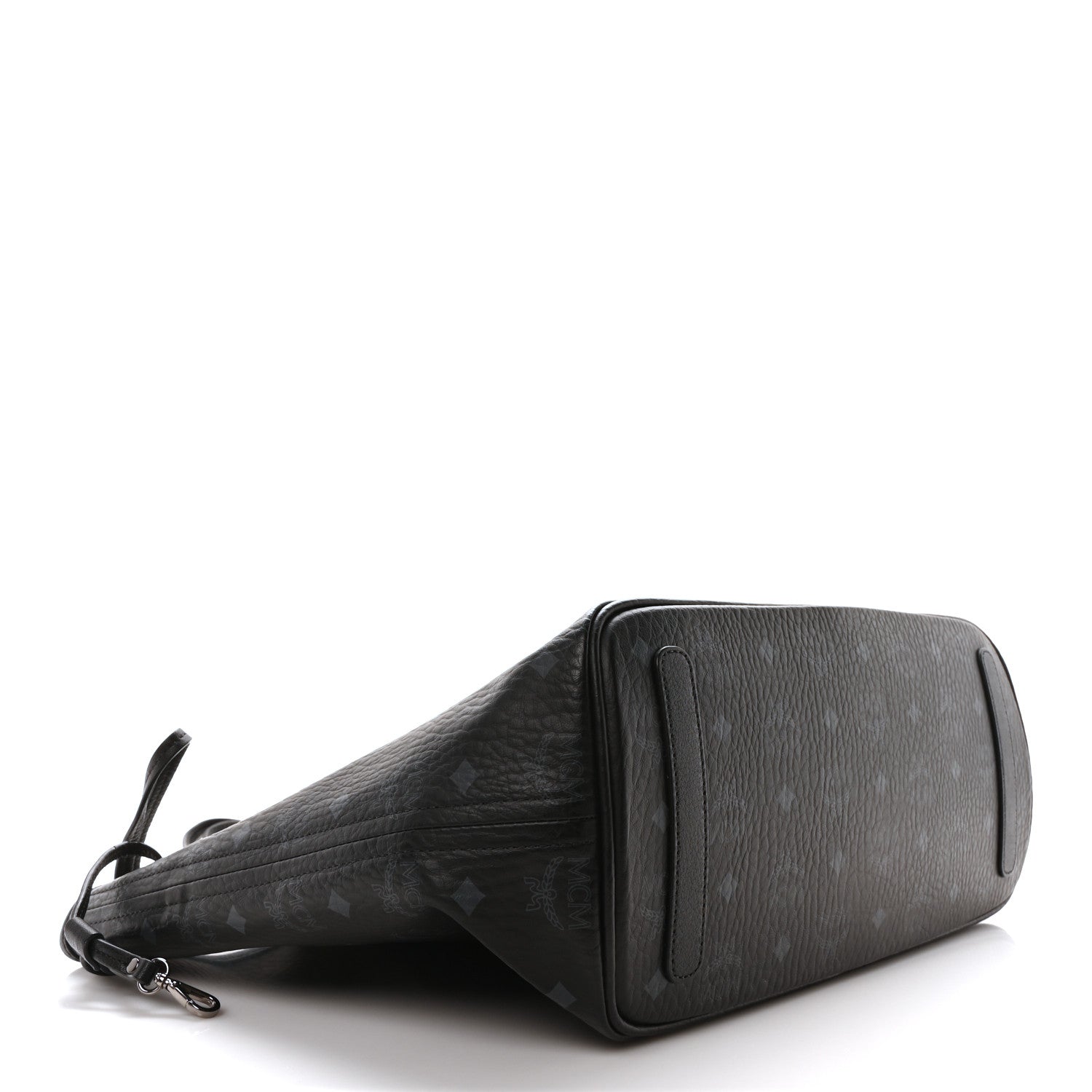 MCM Visetos Medium Liz Reversible Shopper Tote Black 5 of 17