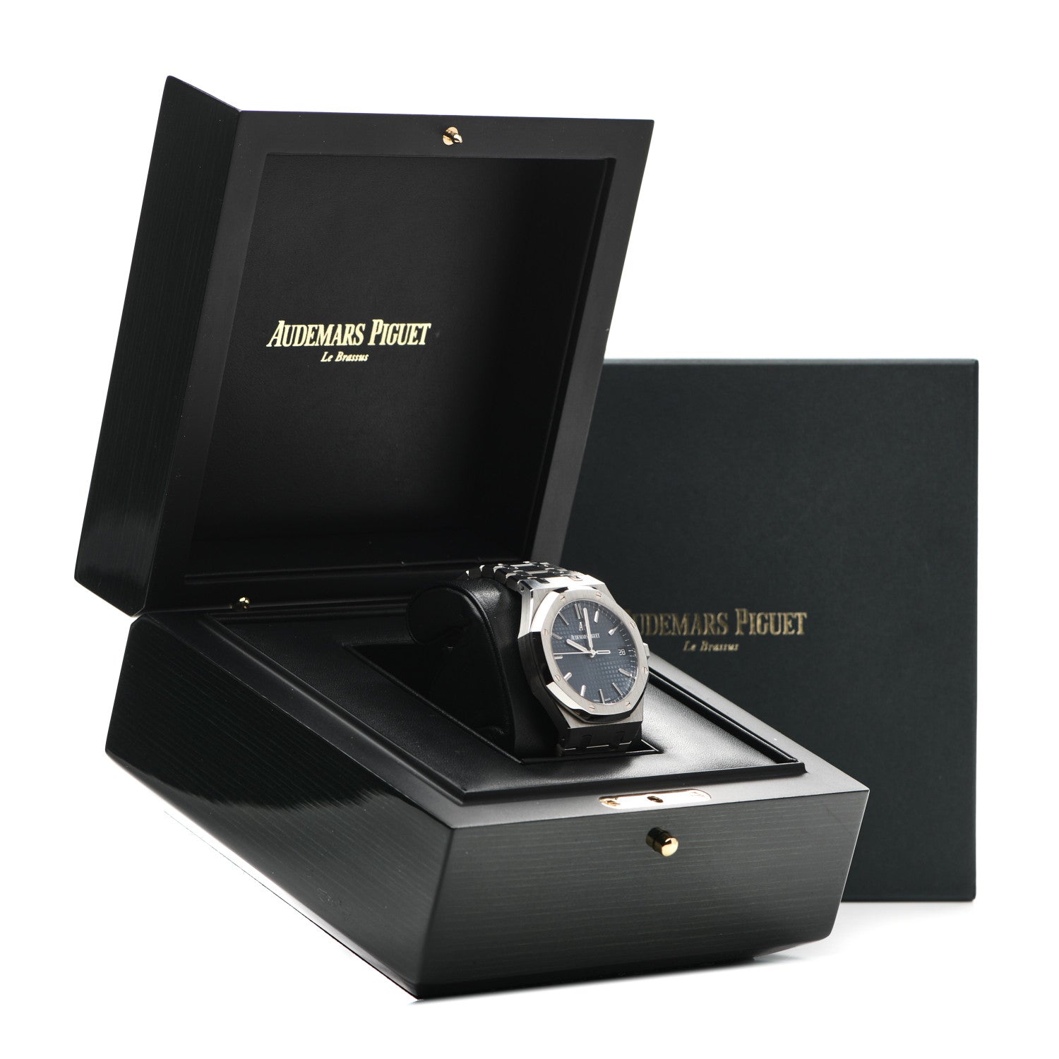 Audemars Piguet Stainless Steel 41mm Royal Oak Automatic Watch Blue 15500ST.OO.1220ST.01 5 of 5