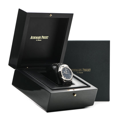 Audemars Piguet Stainless Steel 41mm Royal Oak Automatic Watch Blue 15500ST.OO.1220ST.01 5 of 5