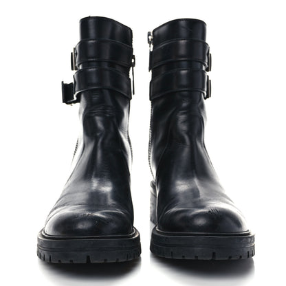 Givenchy Calfskin Combat Boots 39.5 Black 2 of 10