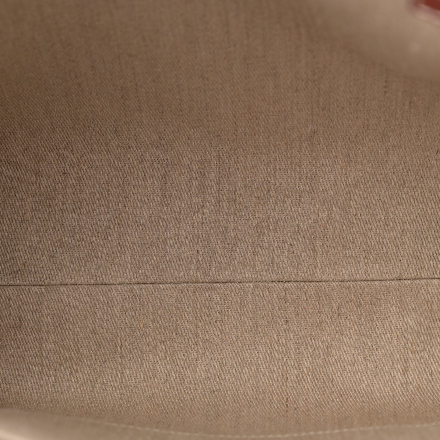 Linen Calfskin Medium Woody Ribbon Tote White Brown