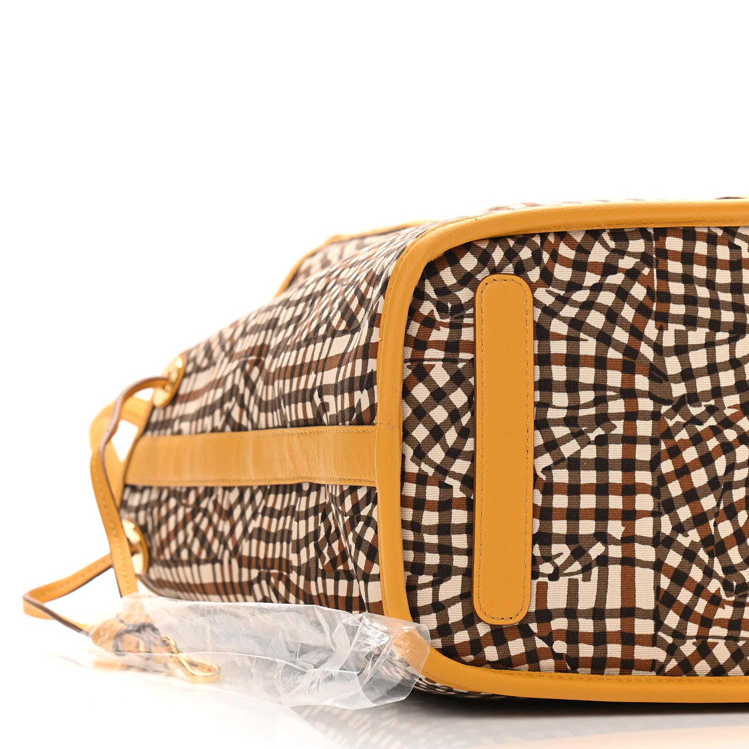 MCM Visetos Medium Liz Reversible Shopper Tote Cognac Yellow 13 of 14