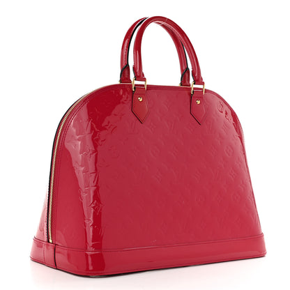Louis Vuitton Vernis Alma MM Pomme D'Amour 3 of 12