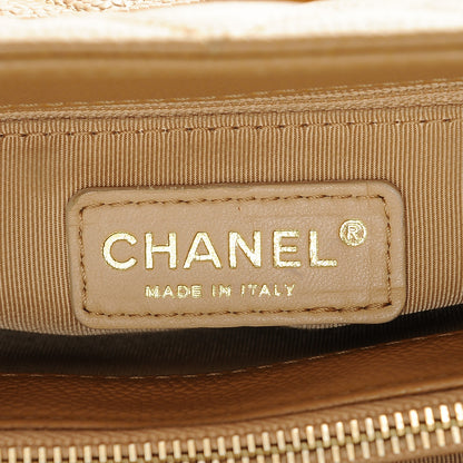 Chanel Caviar Quilted Grand Shopping Tote GST Beige 6 of 7